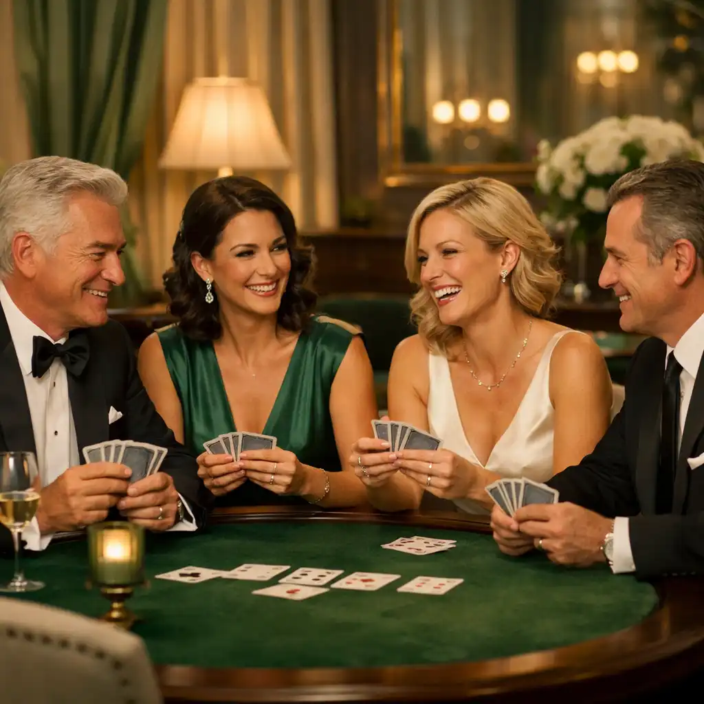 Soirée poker privée élégante organisée par Fiabellis