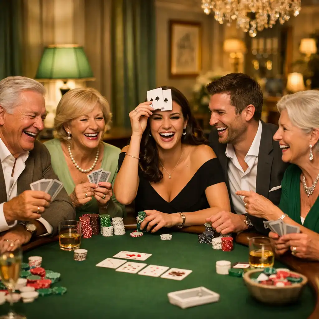 Soirée poker conviviale en famille animée par Fiabellis