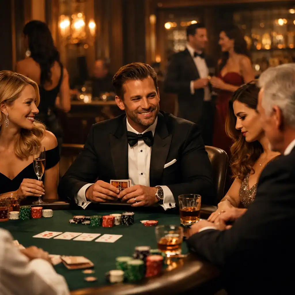 Soirée poker VIP Fiabellis dans un cadre chic
